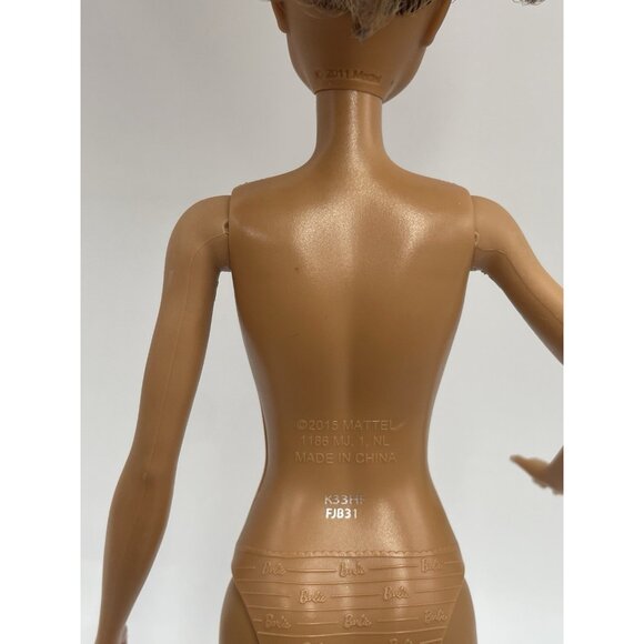 2015 Barbie Doll African American Curly Hair Redress Nude for OOAK - Picture 8 of 9